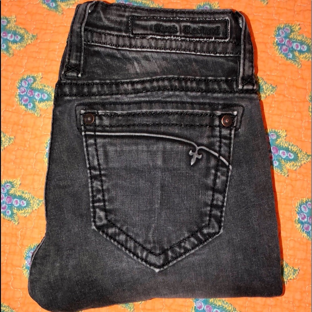 Rock Revival Elle black wash rocker skinny jean - Picture 12 of 14